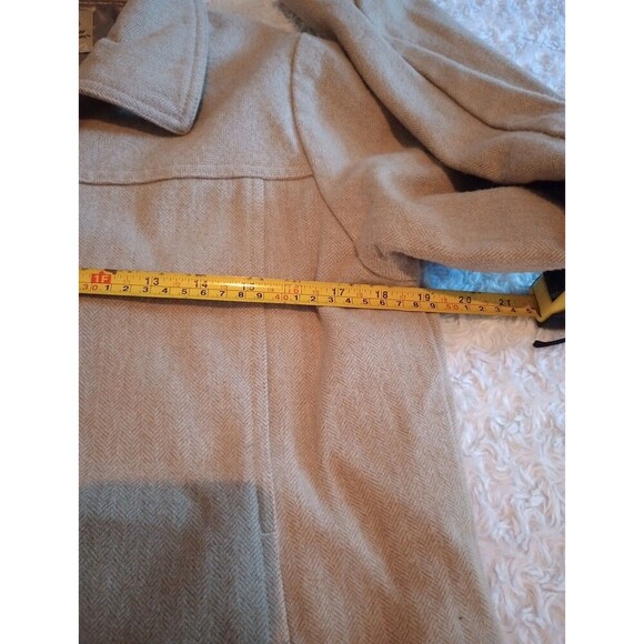 Womens Cabela's Blazer/Jacket Coat wool blend Size L  Brown beige - Picture 5 of 16